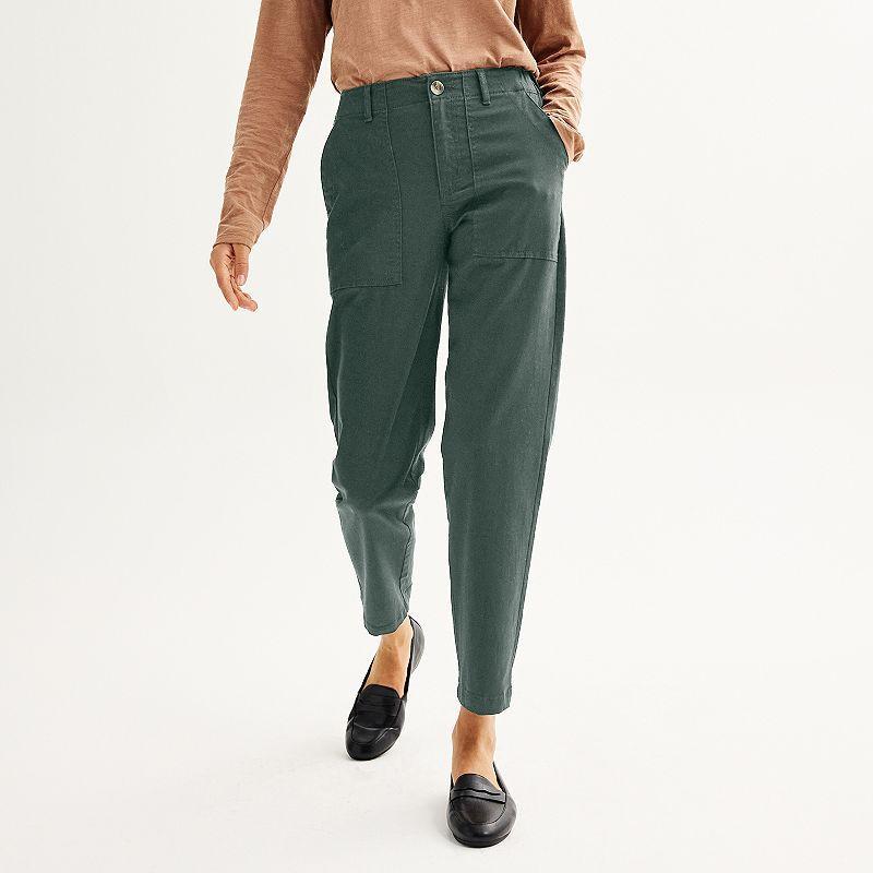 Womens Sonoma Goods For Life Utility Straight Leg Pants Product Image