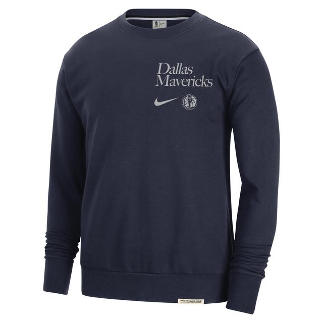 Dallas Mavericks Standard Issue Nike Men's Dri-FIT NBA Crew-Neck Sweatshirt Product Image