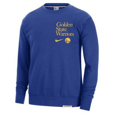 Golden State Warriors Standard Issue Nike Men's Dri-FIT NBA Crew-Neck Sweatshirt Product Image