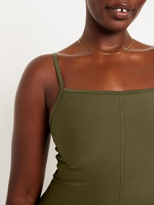 PowerSoft Ribbed 7/8 Cami Bodysuit Product Image