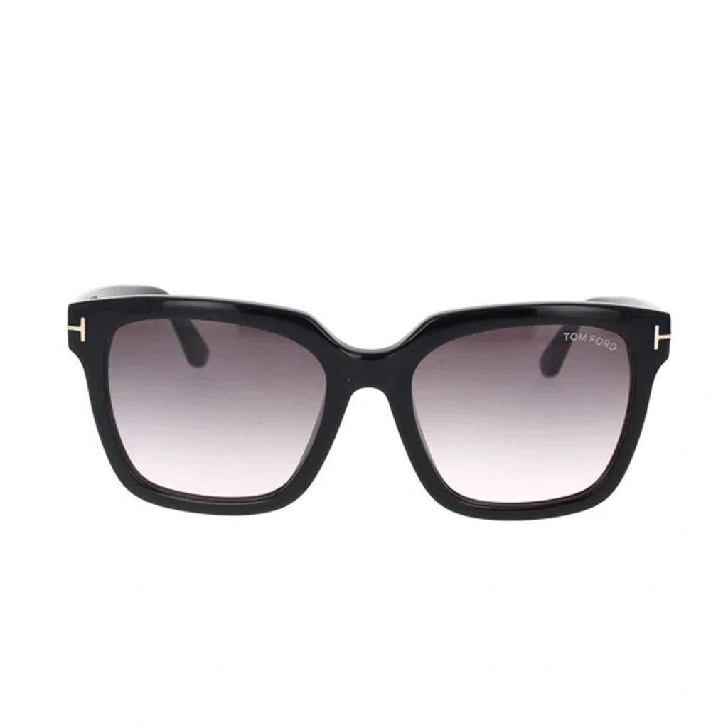 TOM FORD Selby Square Plastic Sunglasses In Black Product Image