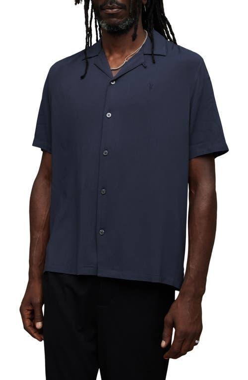 AllSaints Venice Relaxed Fit Short Sleeve Button-Up Camp Shirt Product Image