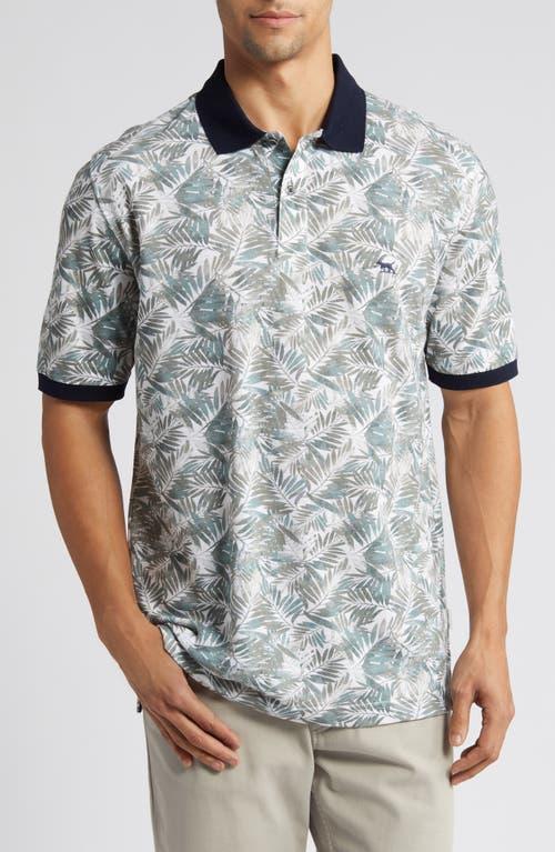 Mens Arundeale Cotton Leaf-Print Polo Shirt Product Image