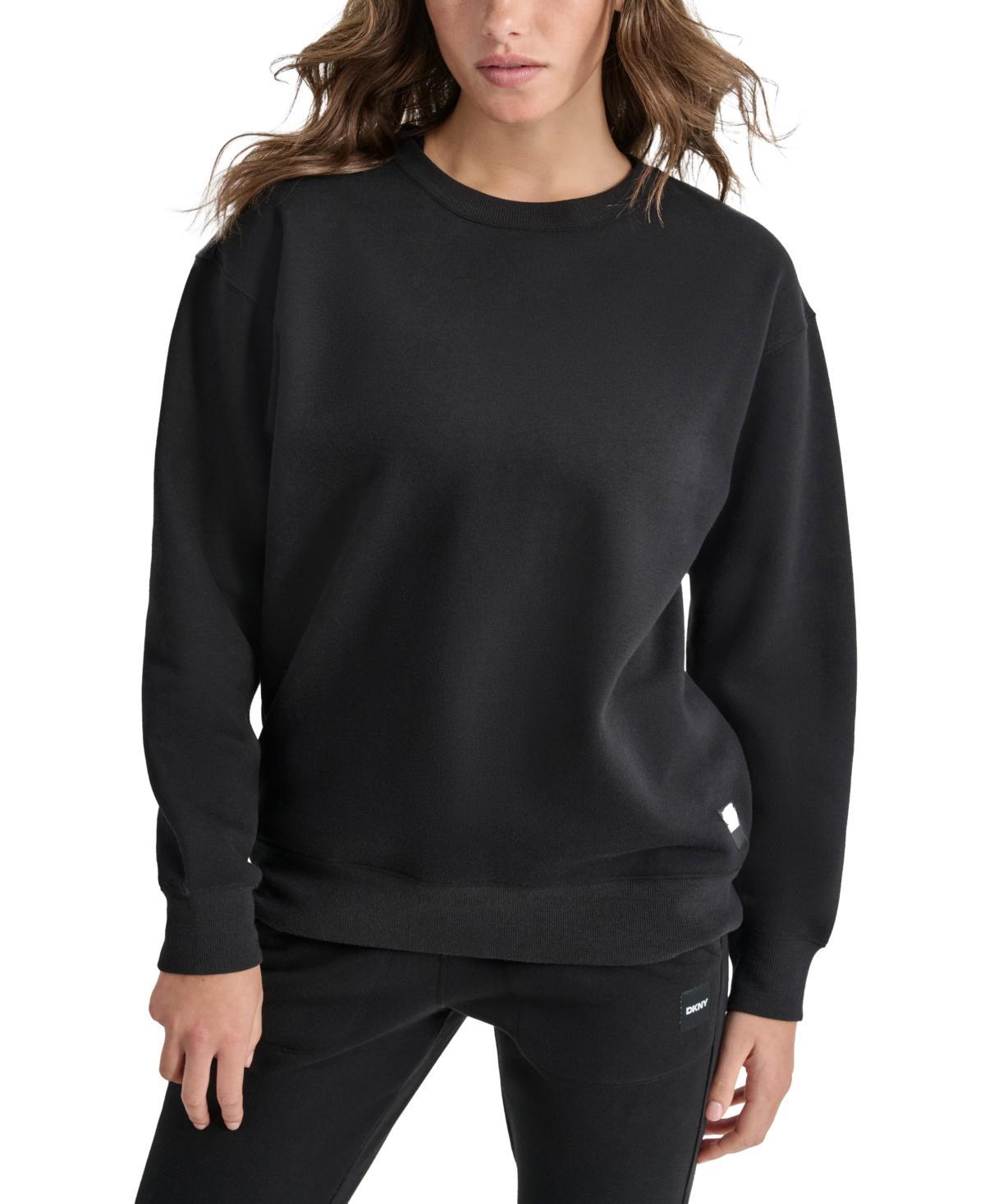 Dkny Sport Womens Logo Crewneck Sweatshirt Product Image