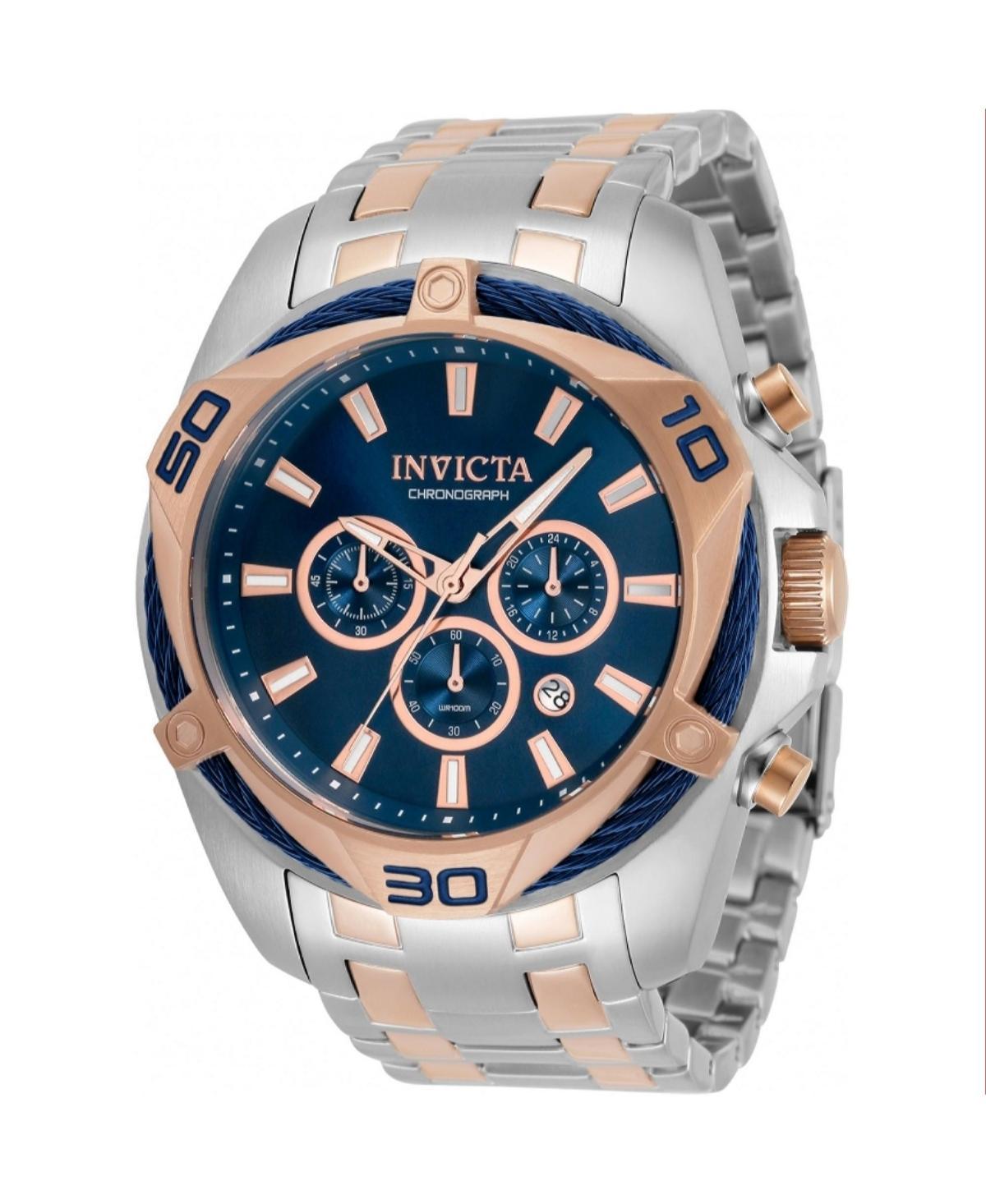 Invicta Mens 34133 Bolt Quartz Chronograph Blue Dial Watch - Blue Product Image