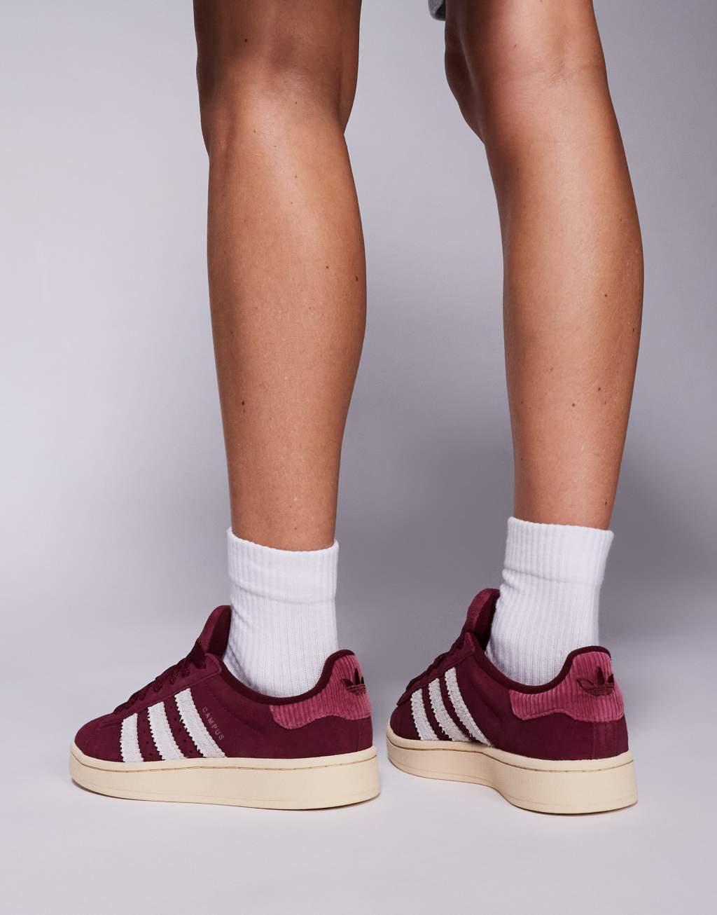 adidas Originals Campus 00s sneakers in burgundy Product Image