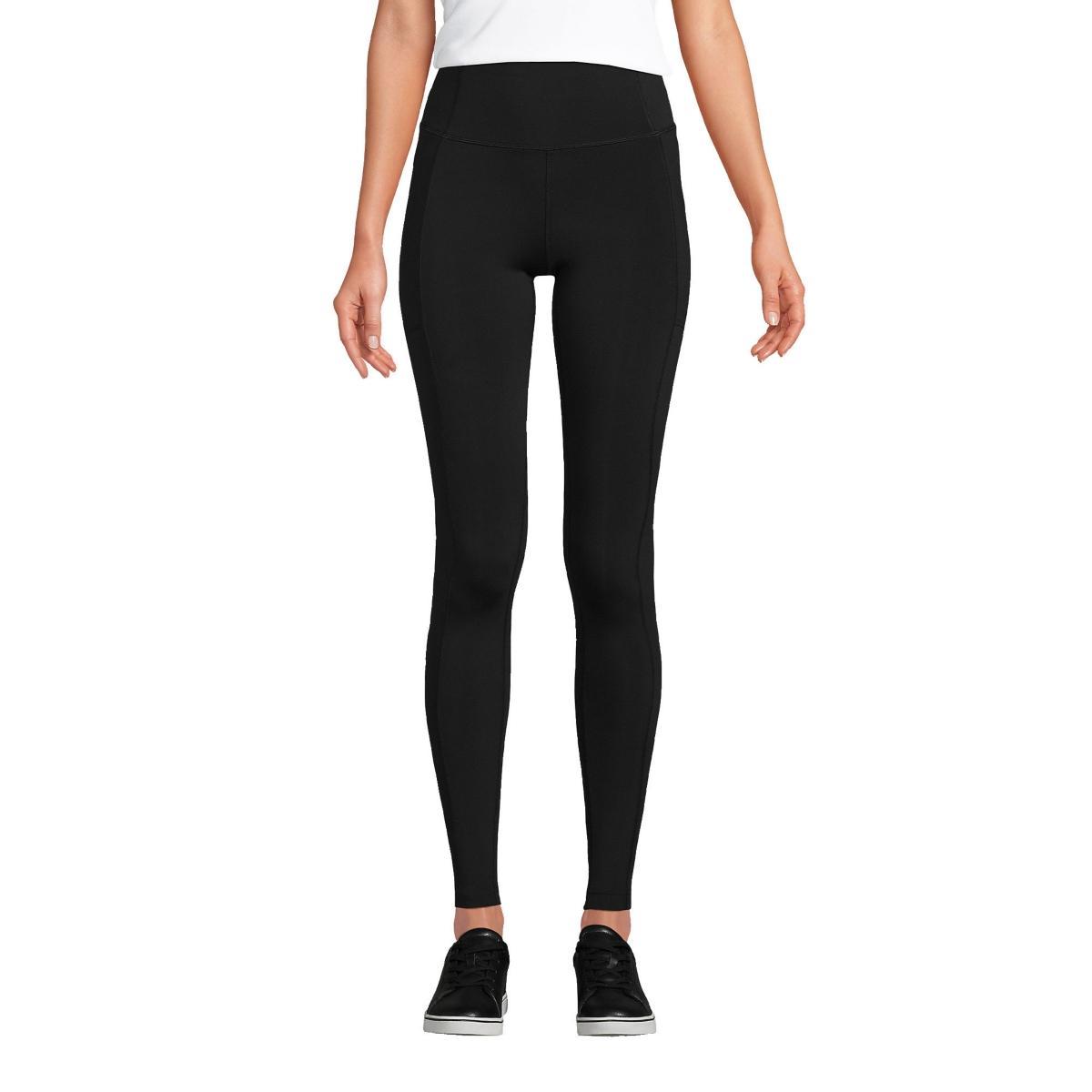 Lands End Womens Plus Size Active High Impact Pocket Leggings Product Image