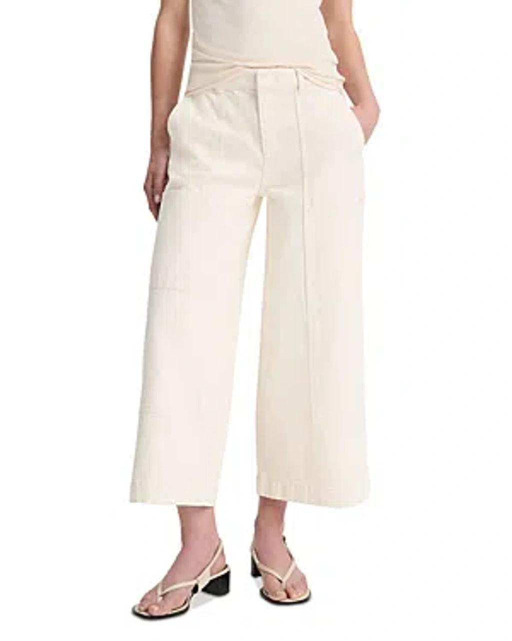 VINCE Utility Cropped Pants In White product image