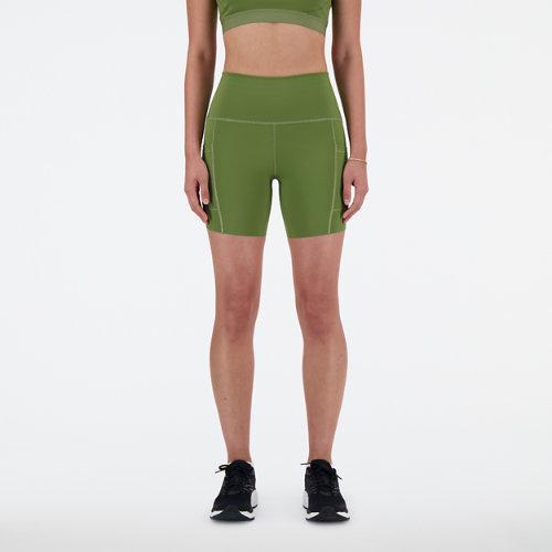 New Balance Women's NB Sleek Pocket High Rise Short 6" Product Image