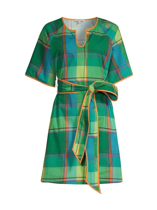 Womens Doris Plaid Minidress Product Image