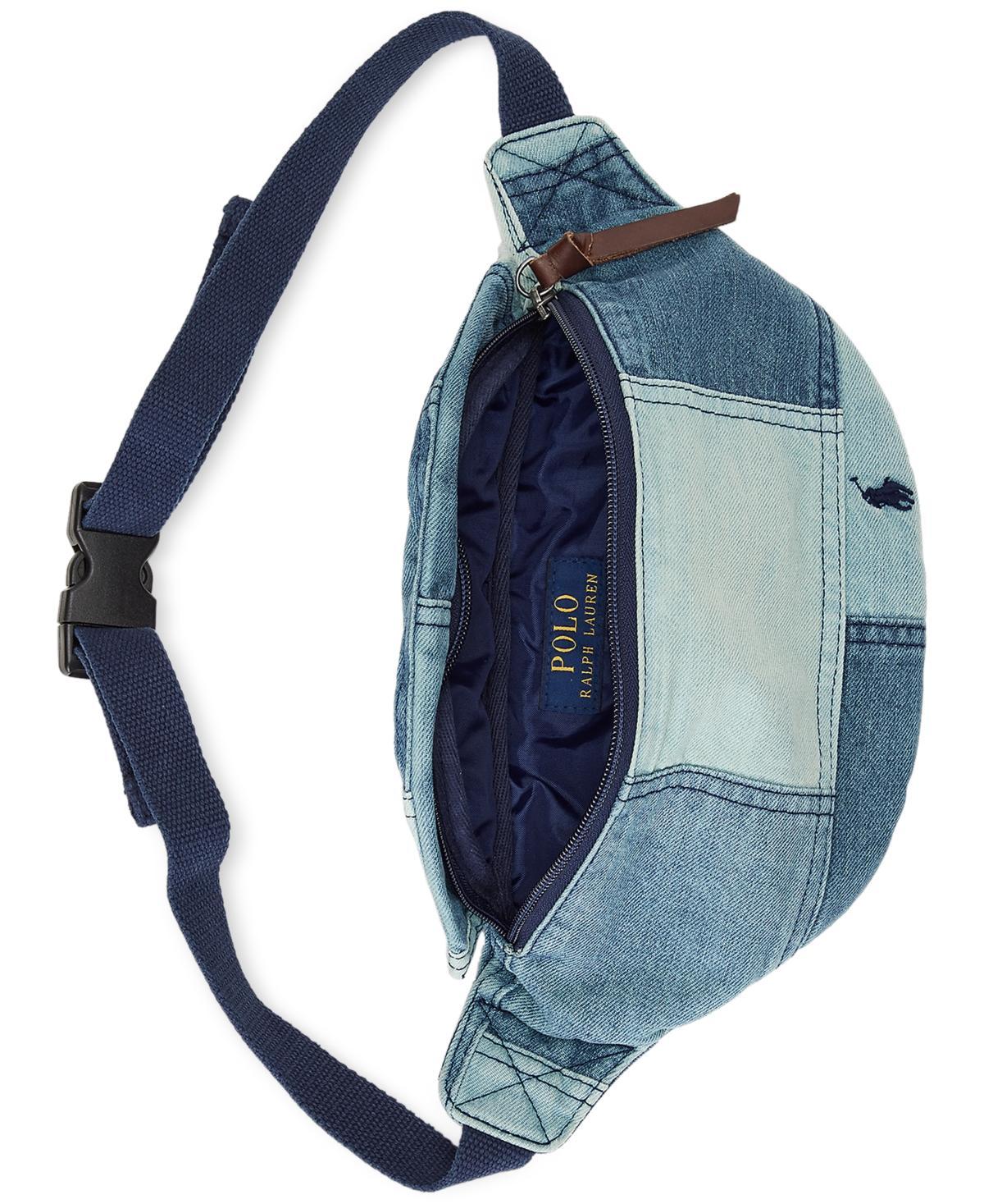 Men's Denim Patchwork Waist Pack In Denim W Patchwork Product Image