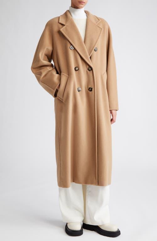 Max Mara Madame Double Breasted Wool & Cashmere Belted Coat Product Image