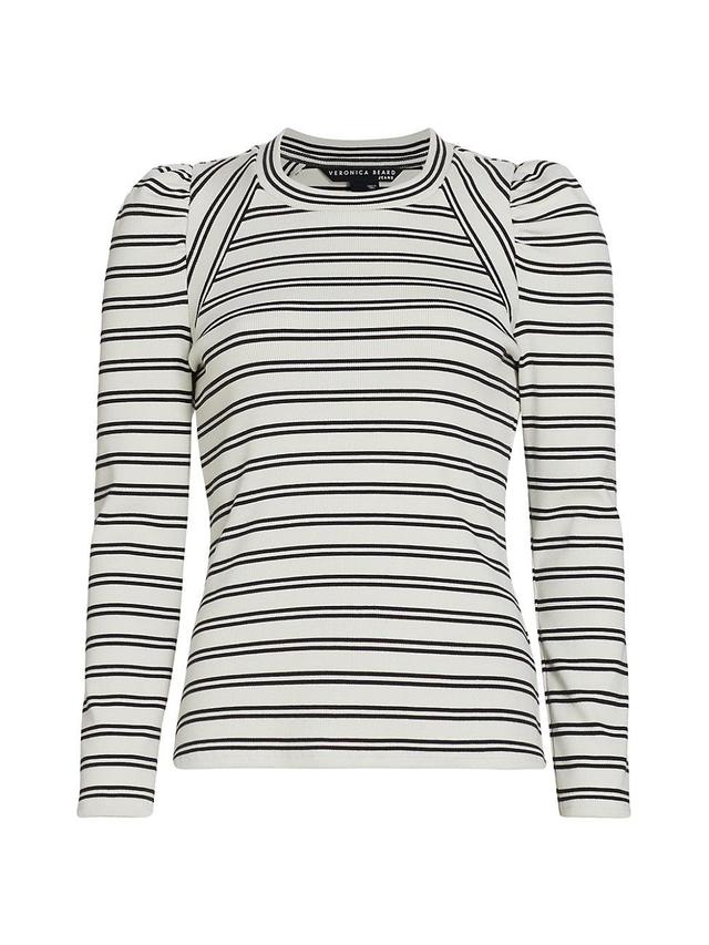 Womens Delano Cotton Striped Top Product Image