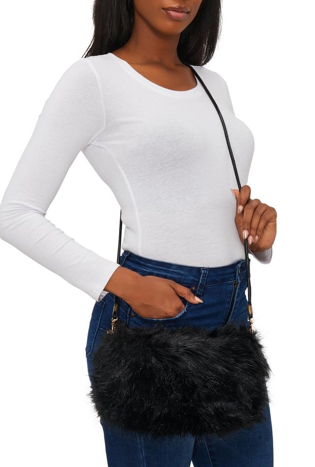 Faux Fur Muff Crossbody Bag Female Product Image