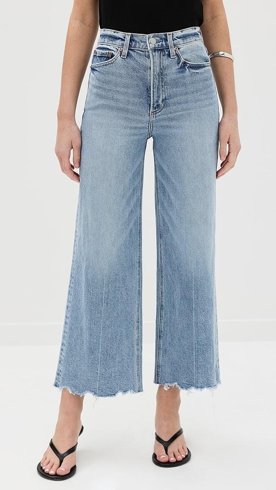 Pistola Denim Lana High Rise Ultra Wide Leg Jeans | Shopbop Product Image