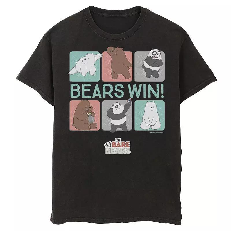 Mens Cartoon Network We Bare Bears Portrait Panels Tee Product Image