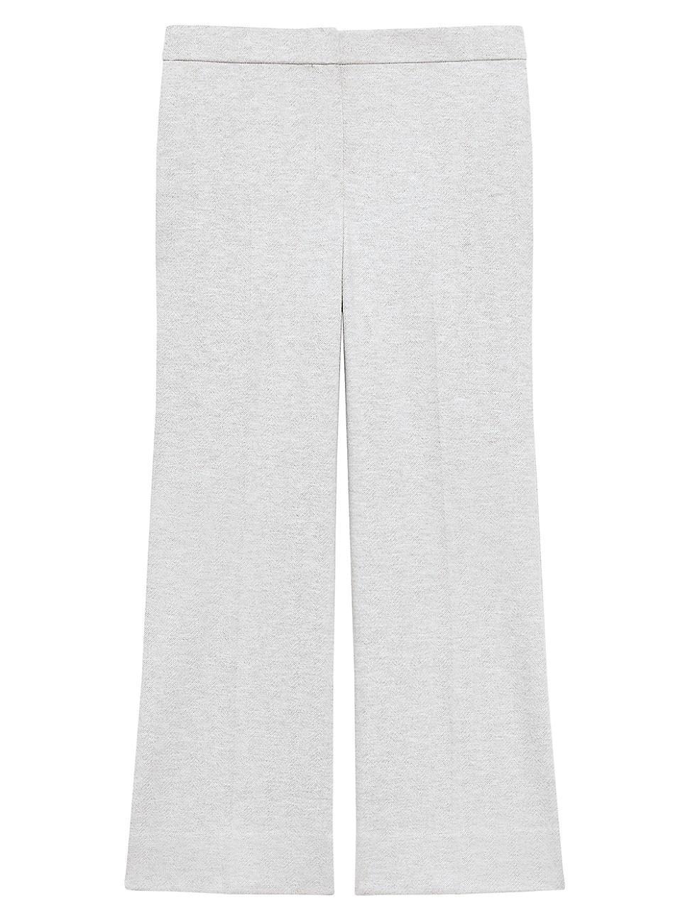 Womens Cropped Kick-Flare Pants Product Image