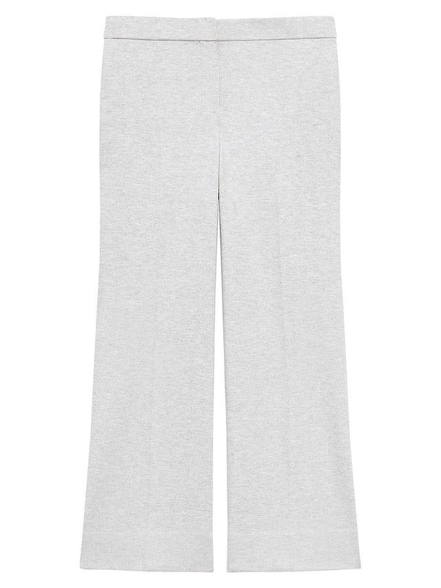 Womens Cropped Kick-Flare Pants Product Image