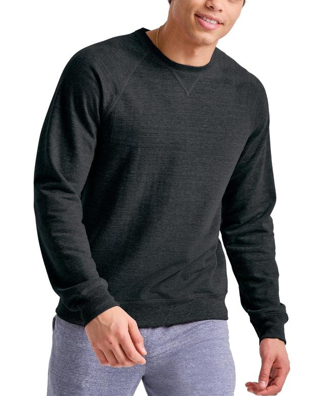 Hanes Original Mens Triblend French Terry Crewneck Sweatshirt Product Image