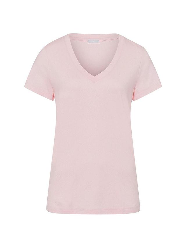 Womens Sleep and Lounge Short Sleeve Knit Top Product Image