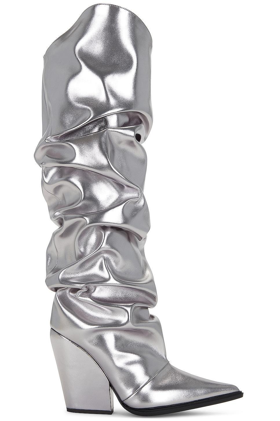 Alexandre Vauthier Western Boot in Metallic Product Image