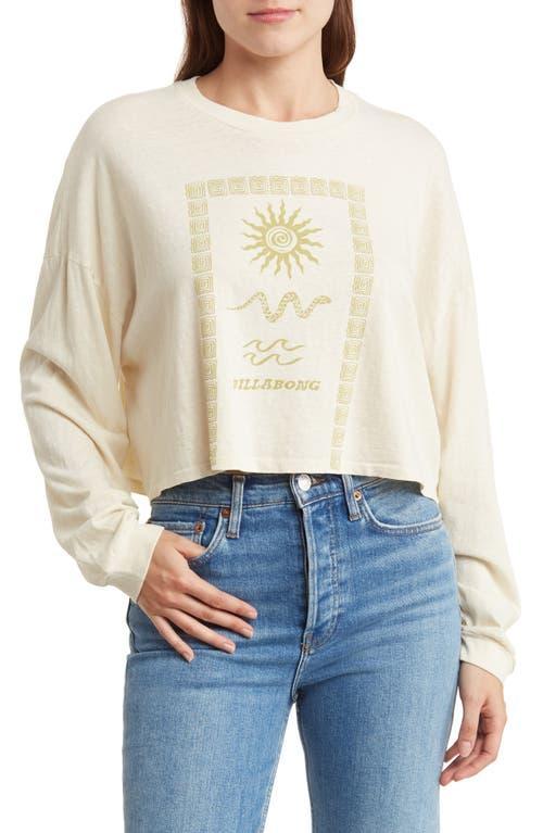 Billabong x Sincerely Jules Beach Boyfriend Crop Graphic T-Shirt Product Image