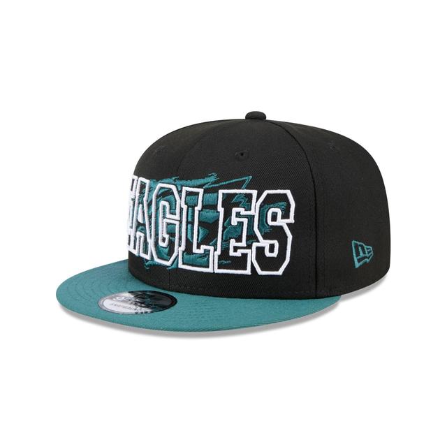 Philadelphia Eagles Splatter 9FIFTY Snapback Hat Male Product Image