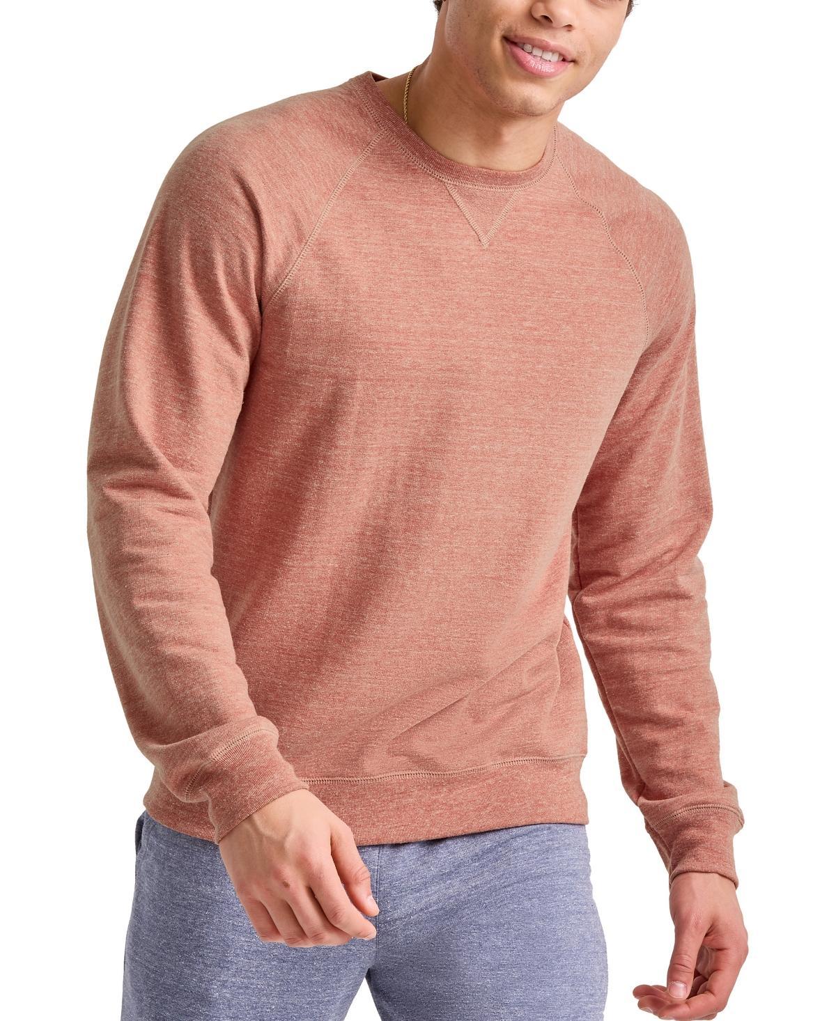 Hanes Original Mens Triblend French Terry Crewneck Sweatshirt Product Image