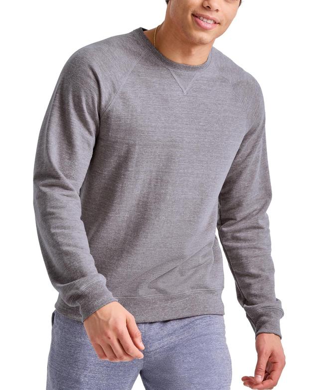 Hanes Original Mens Triblend French Terry Crewneck Sweatshirt Product Image