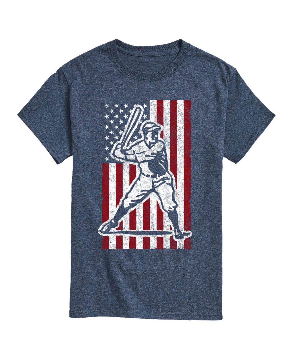 Airwaves Mens Flag Baseball Short Sleeve T-shirt Product Image