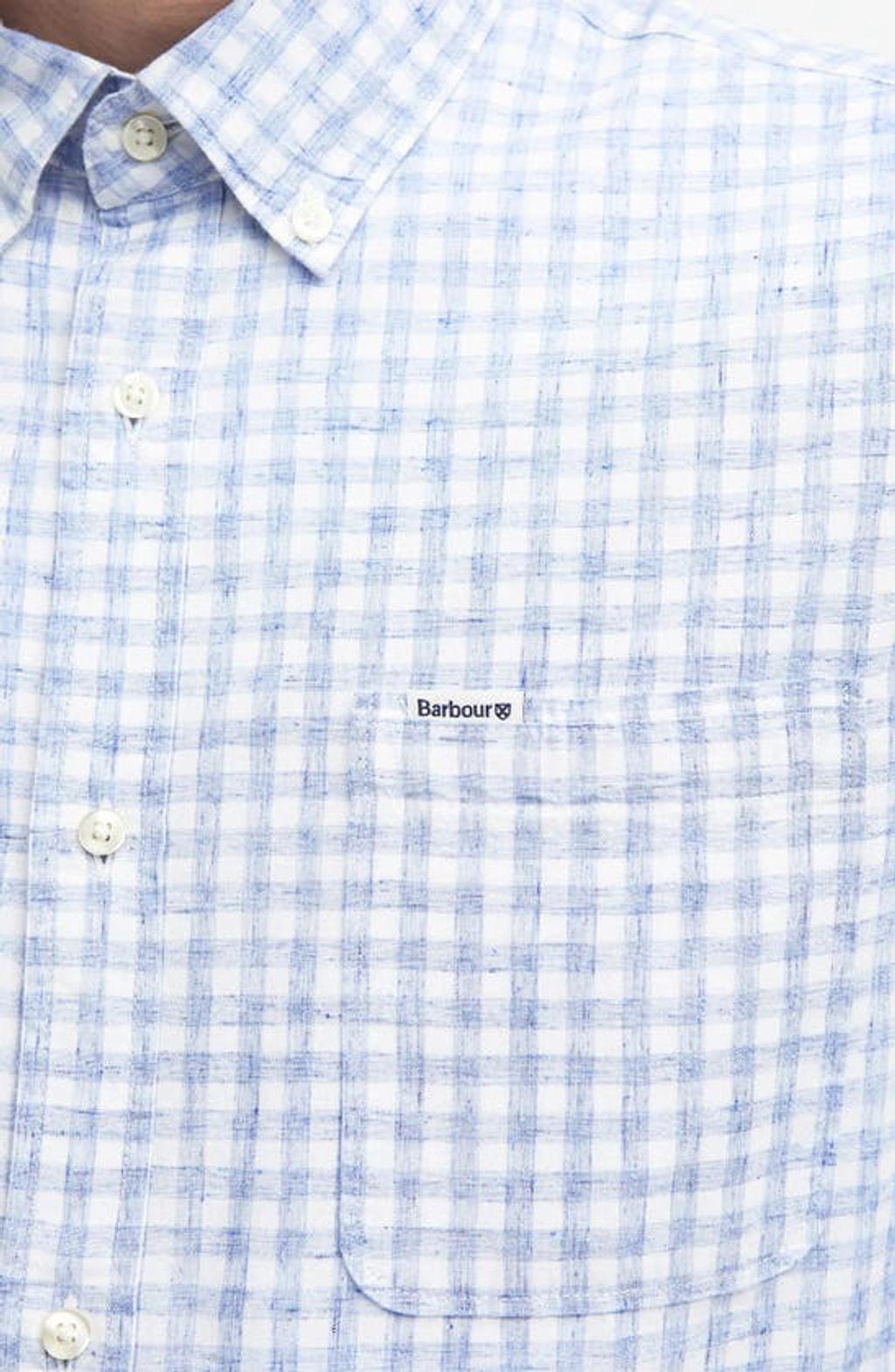 Kanehill Tailored Fit Button Front Shirt In Sky Product Image