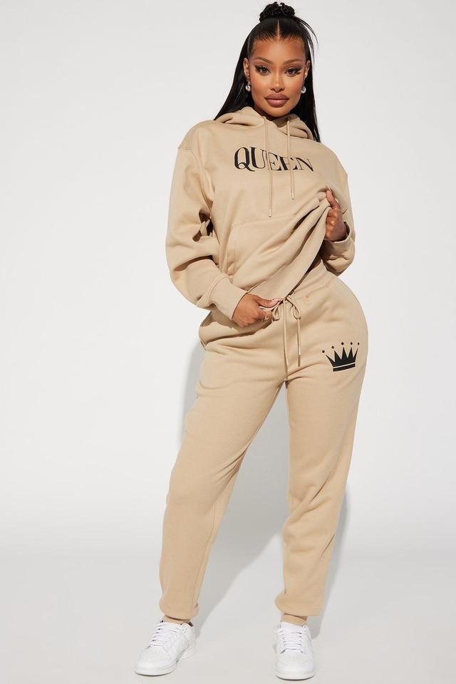 Family Goals Women's Queen Jogger - Taupe Product Image