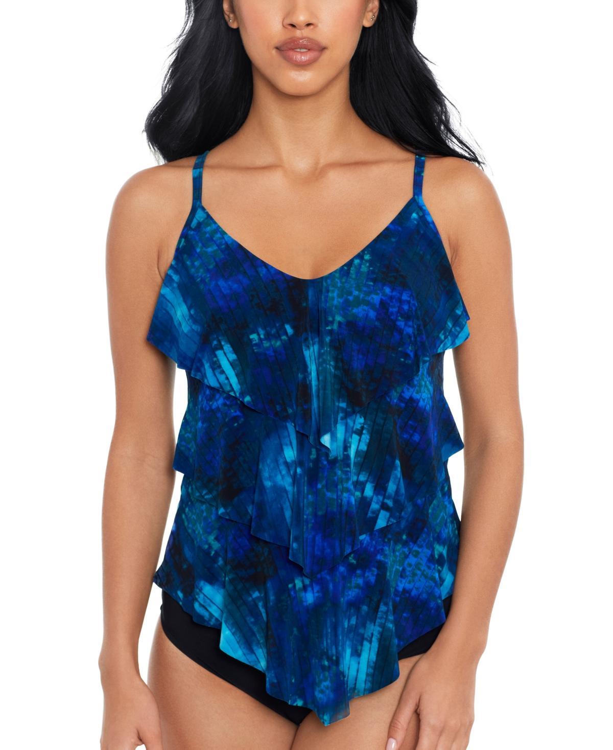 Magicsuit Hazy Daze Rita Ruffle Tankini Top Product Image