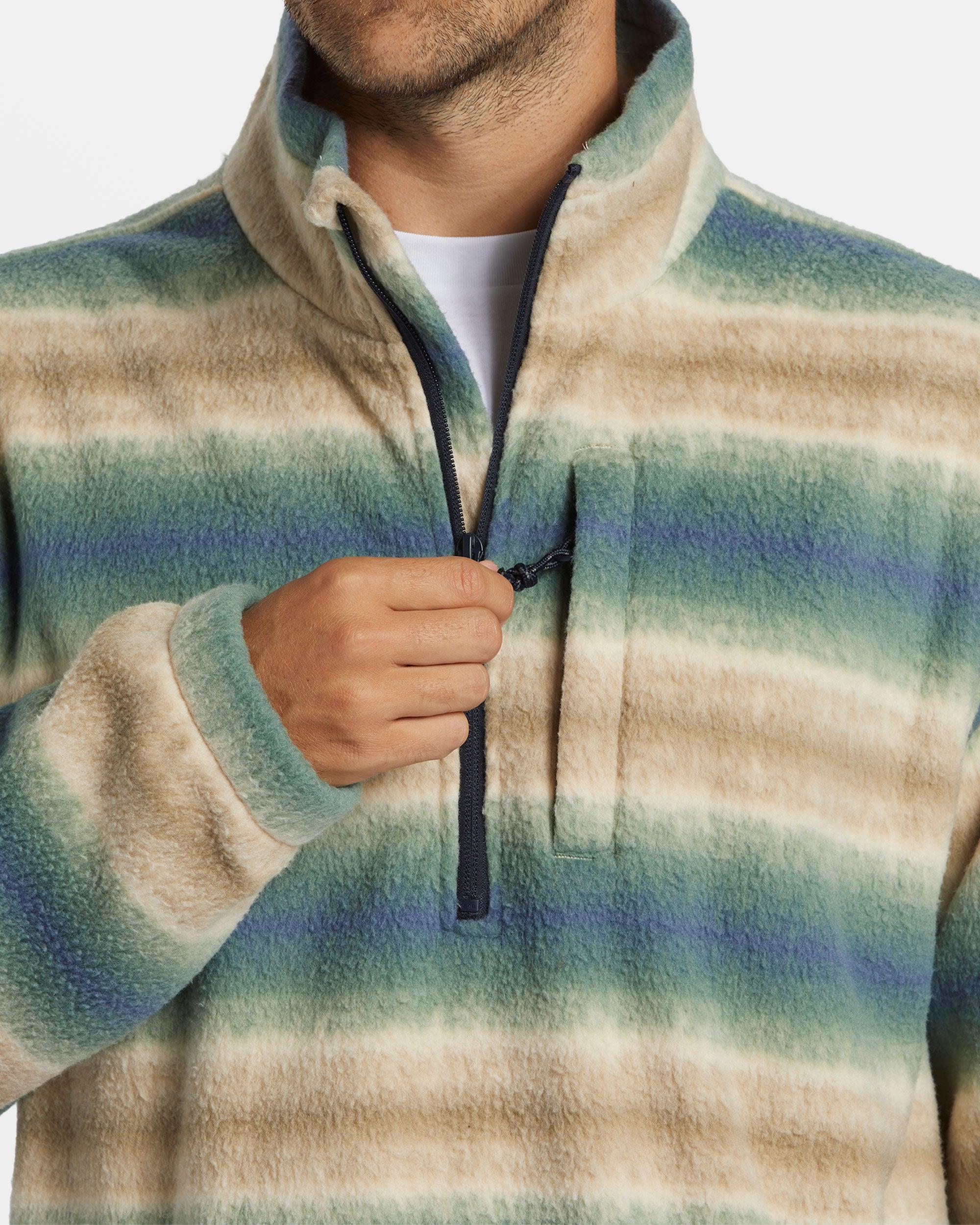 Boundary Polar Fleece Half Zip Pullover - Dune Male Product Image