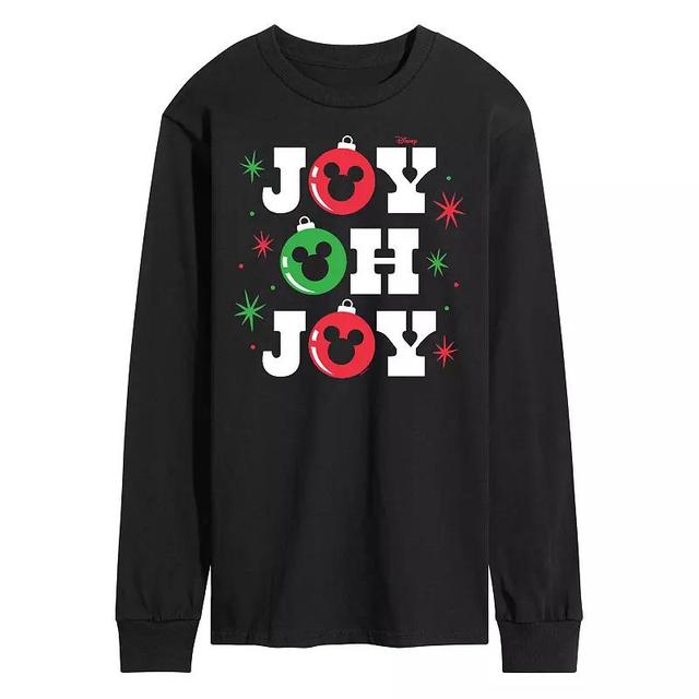 Disneys Mens Joy Oh Joy Long-sleeved Tee Blue Product Image