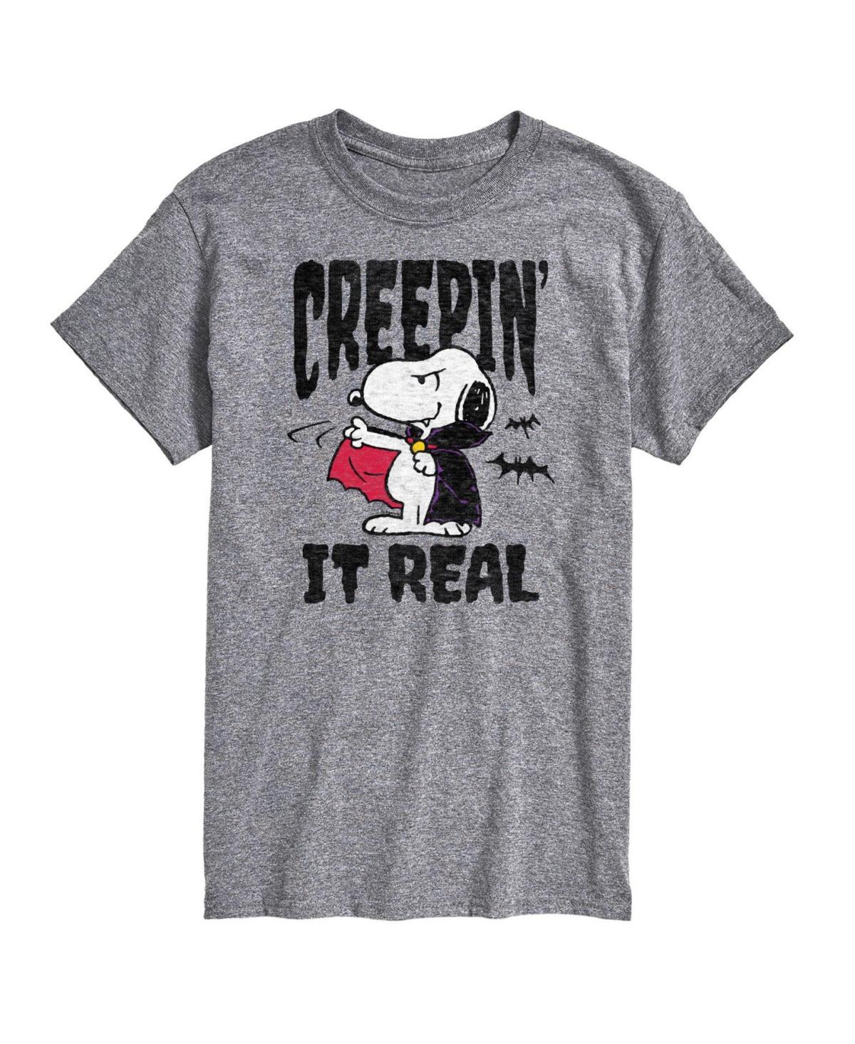 Big & Tall Peanuts Creepin It Real Graphic Tee, Mens Product Image