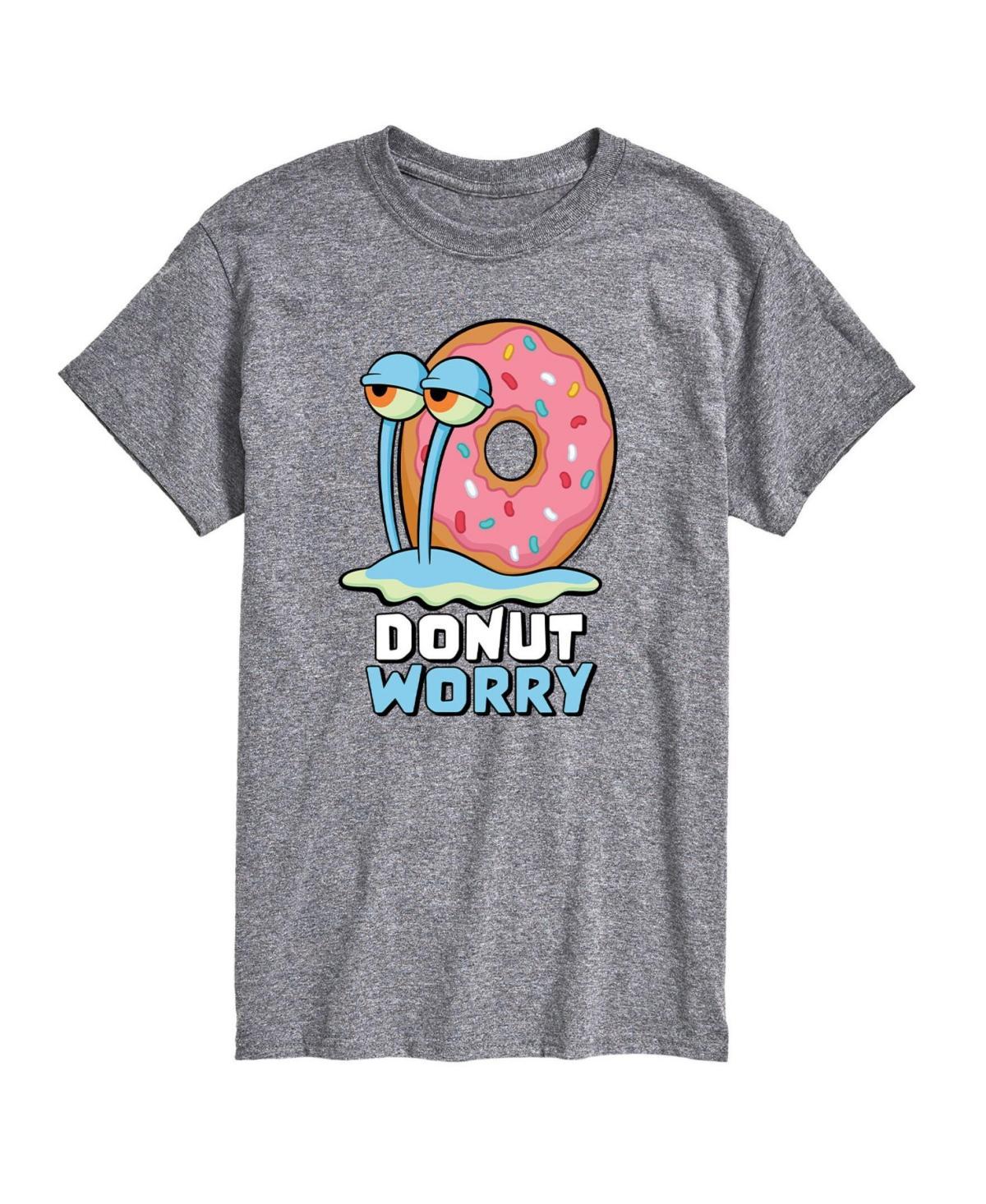 Airwaves Mens SpongeBob Donut Worry Short Sleeve T-shirt Product Image