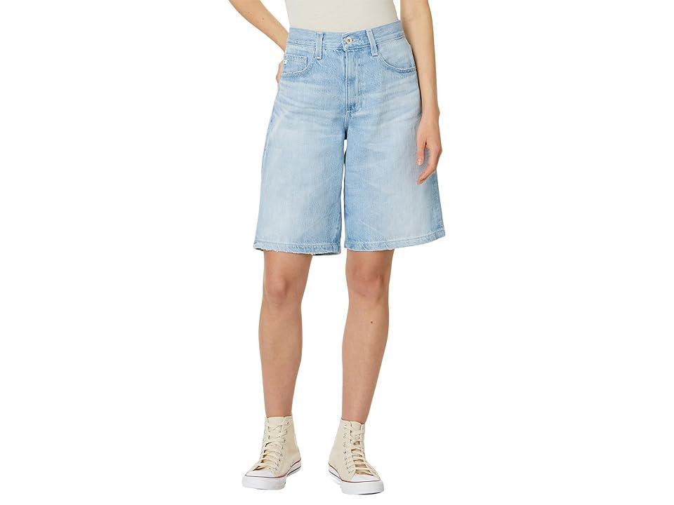 AG Jeans Thalia Wide Leg Bermuda Shorts (Sunset Blues) Women's Shorts Product Image