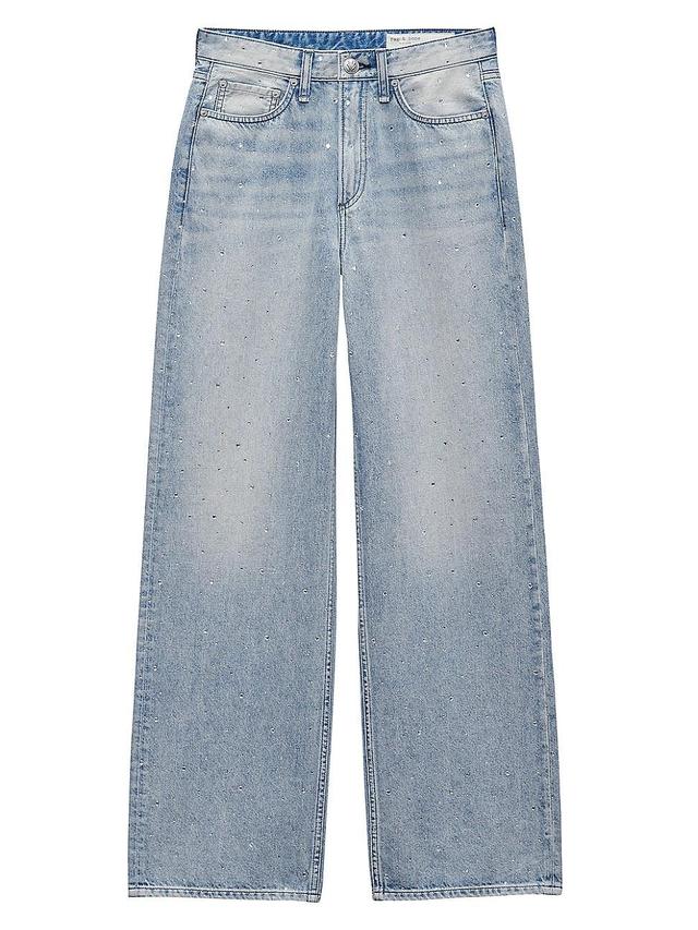 Womens Logan Low-Rise Relaxed Straight Jeans Product Image