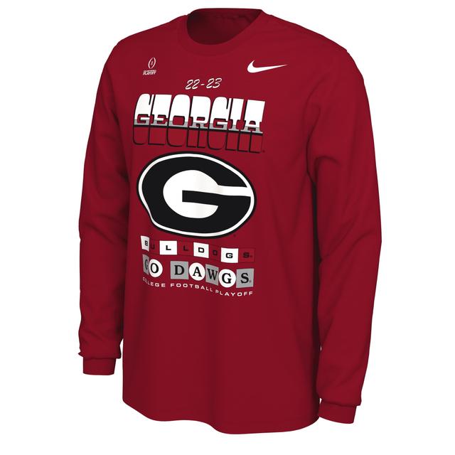 Georgia Bowl Bound Playoff Nike Men's College Football Long-Sleeve T-Shirt Product Image