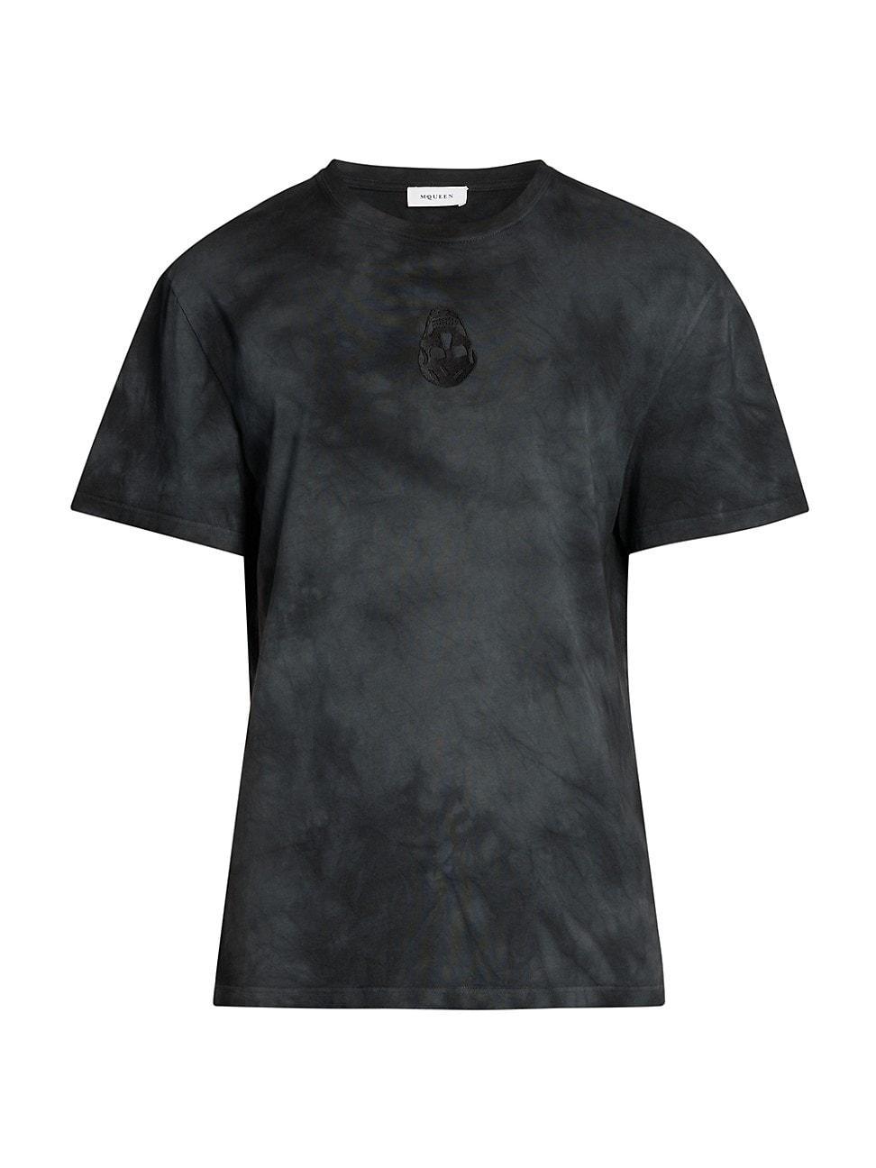 Mens Tie-Dye Cotton T-Shirt Product Image