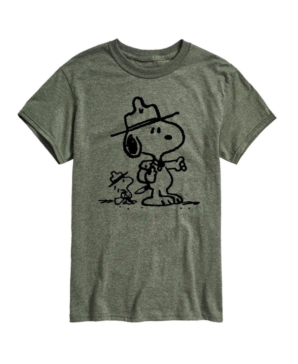 Hybrid Apparel Peanuts Outdoor Mens Short Sleeve Tee Product Image