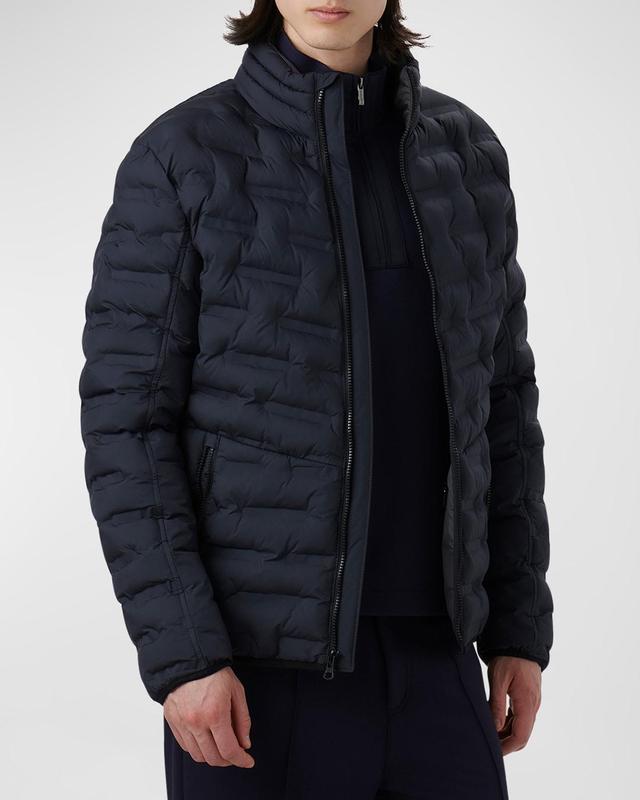 Bugatchi Quilted Bomber Jacket Product Image