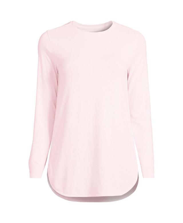 Petite Lands End Moisture-Wicking UPF 50 Long Sleeve Tunic, Womens Product Image