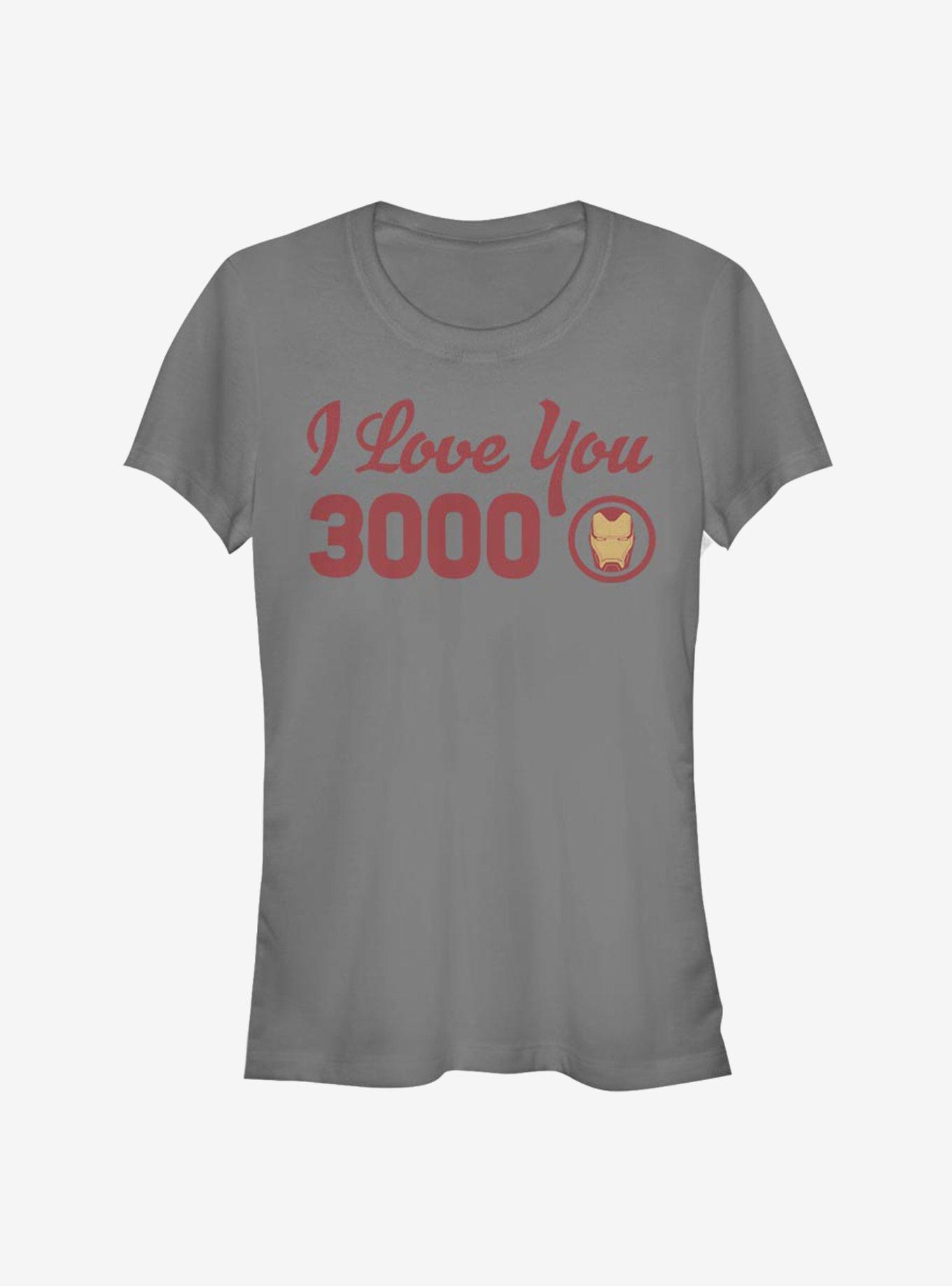 Marvel Avengers: Endgame Iron Man I Love You Icon Girls T-Shirt Product Image