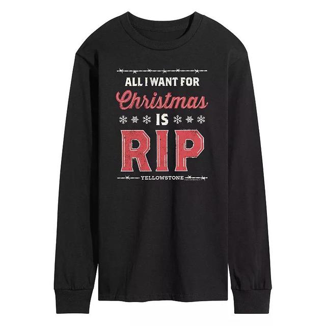 Mens Yellowstone All I Want For Christmas Is Rip Long Sleeve Tee Product Image