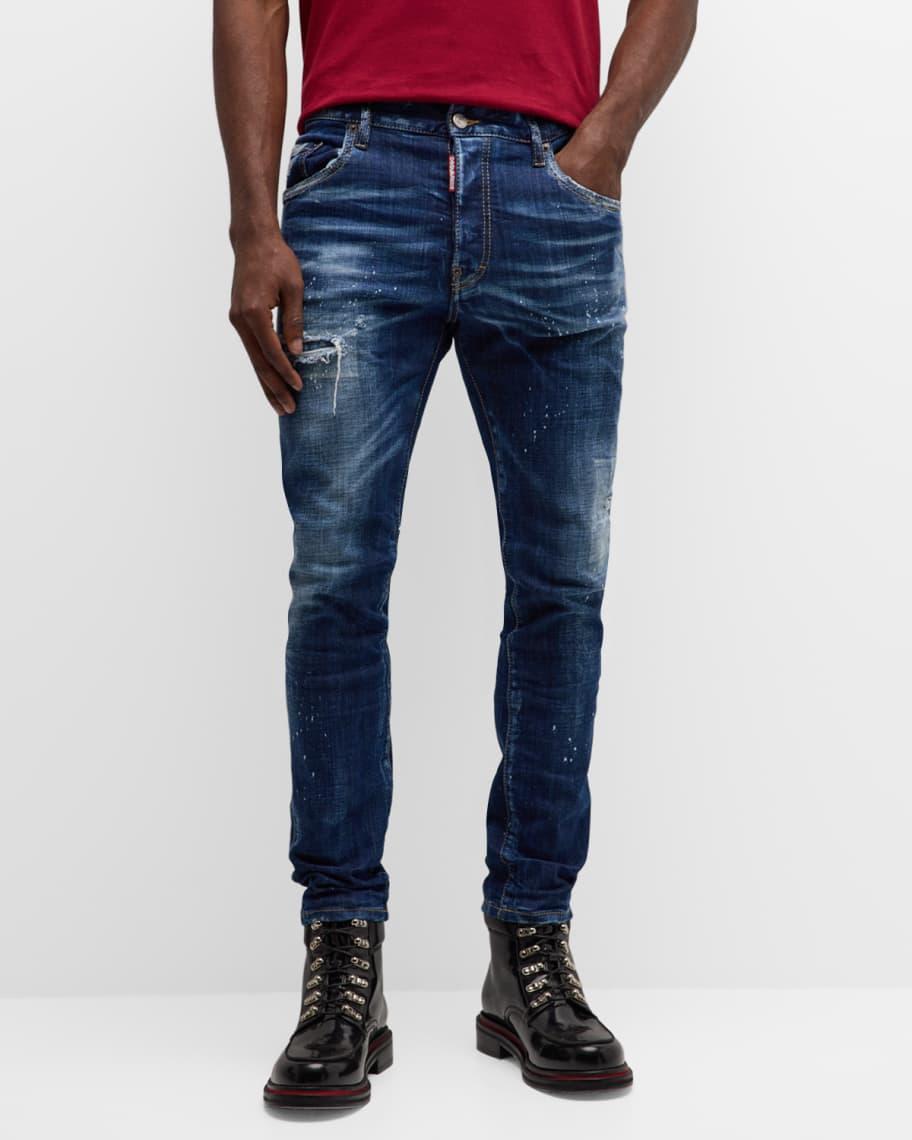 Men's Bleached Skater Jeans Product Image