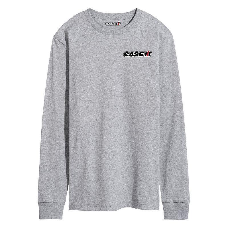 Mens Case IH Magnum Any Field Will Do Long Sleeve Tee Med Grey Product Image