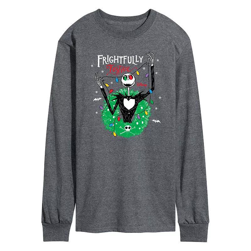 Disneys The Nightmare Before Christmas Frightfully Festive Tee, Mens Product Image