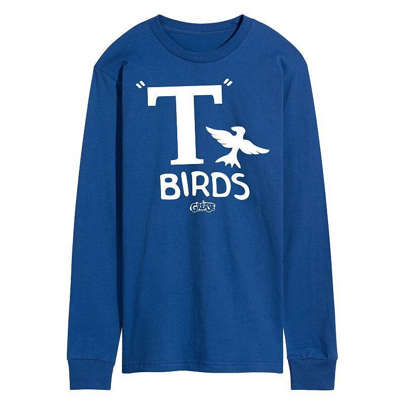 Big & Tall Grease T Birds Long Sleeve Graphic Tee, Mens Product Image